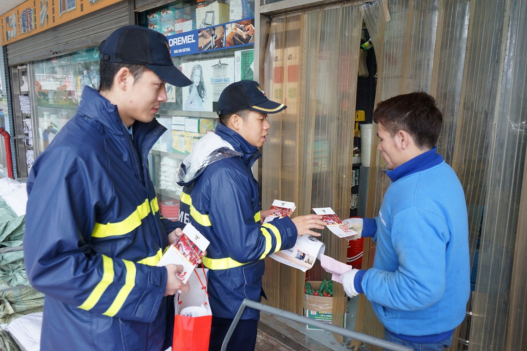 走訪社區　宣傳防火