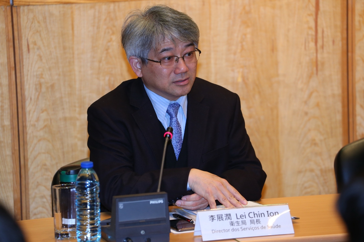 李展潤局長與參觀者分享2003年應對沙士的經歷