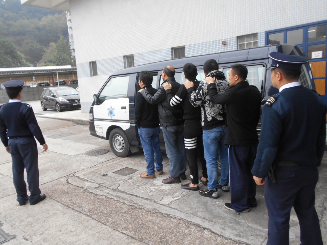 5名非法入境者被移送相關部門處理