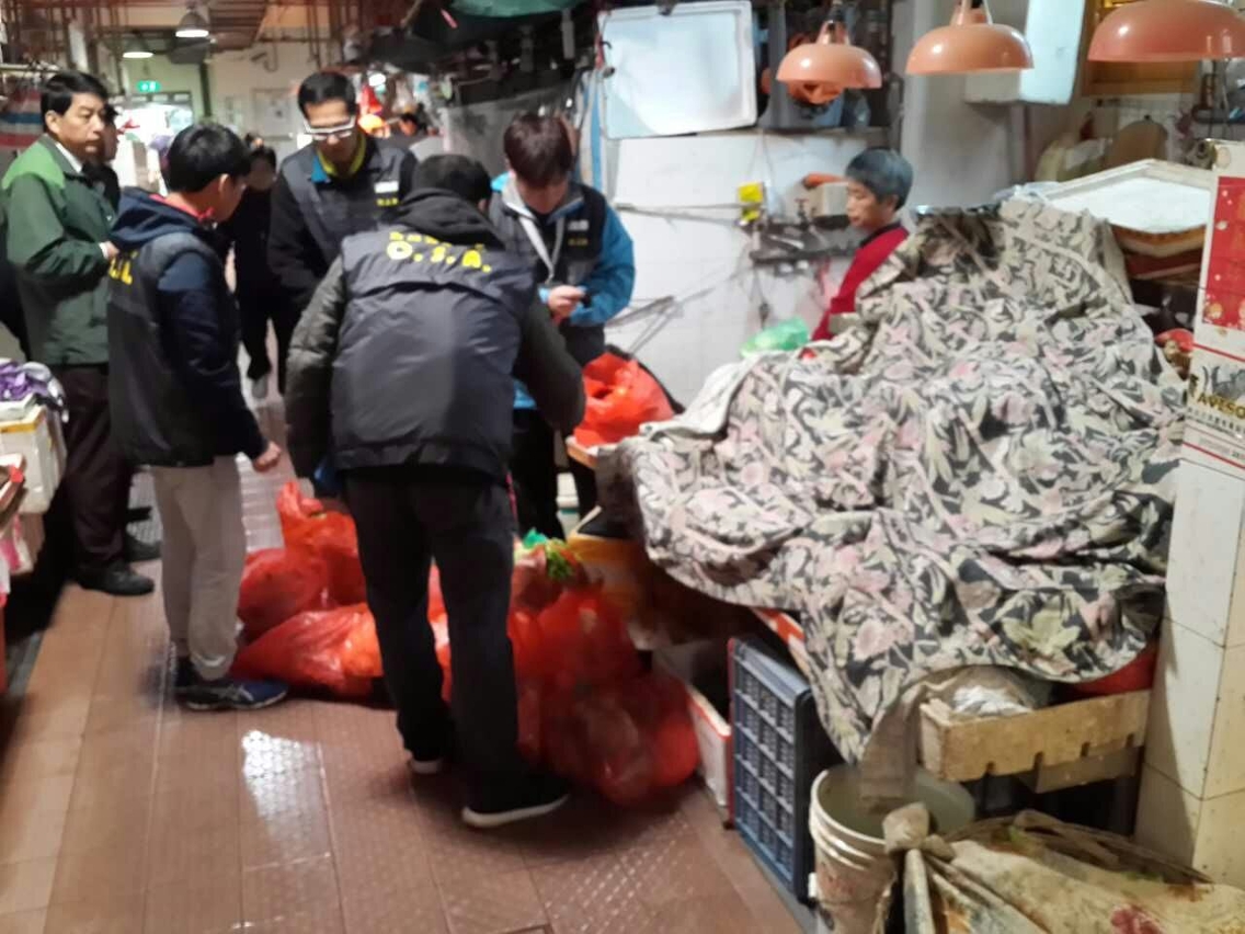 海關與民政總署進行聯合行動
