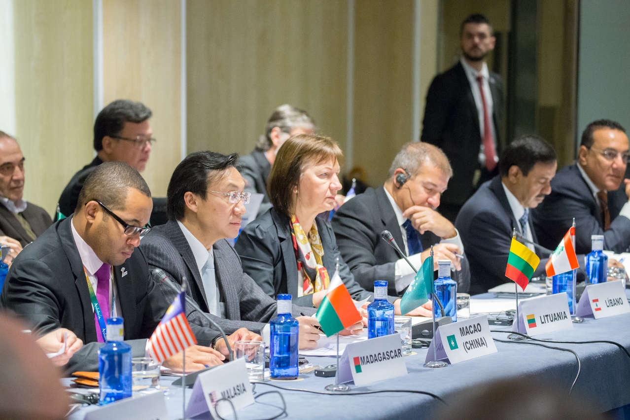Reunião Global de Alto Nível sobre Turismo e Segurança organizada pela Organização Mundial de Turismo (OMT) das Nações Unidas (ONU).