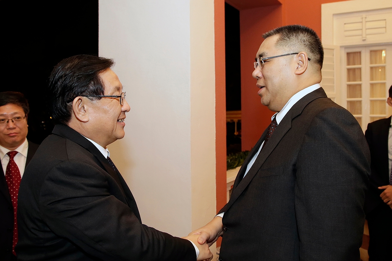 Chefe do Executivo tem encontro com vice-presidente da CCPPC e ministro da Ciência e Tecnologia