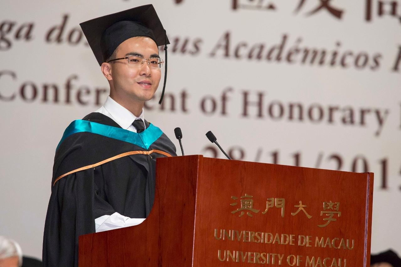 郭宇麒說：“我絕對是‘澳門製造’，我為此感到自豪。＂