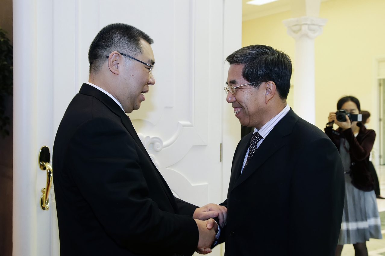 行政長官崔世安與國家行政學院常務副院長馬建堂會面