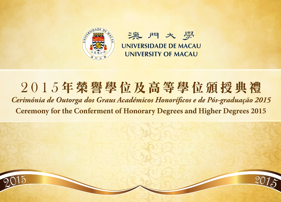 UM will hold the Ceremony for the Conferment of Honorary Degrees and Higher Degrees 2015 on 28 November