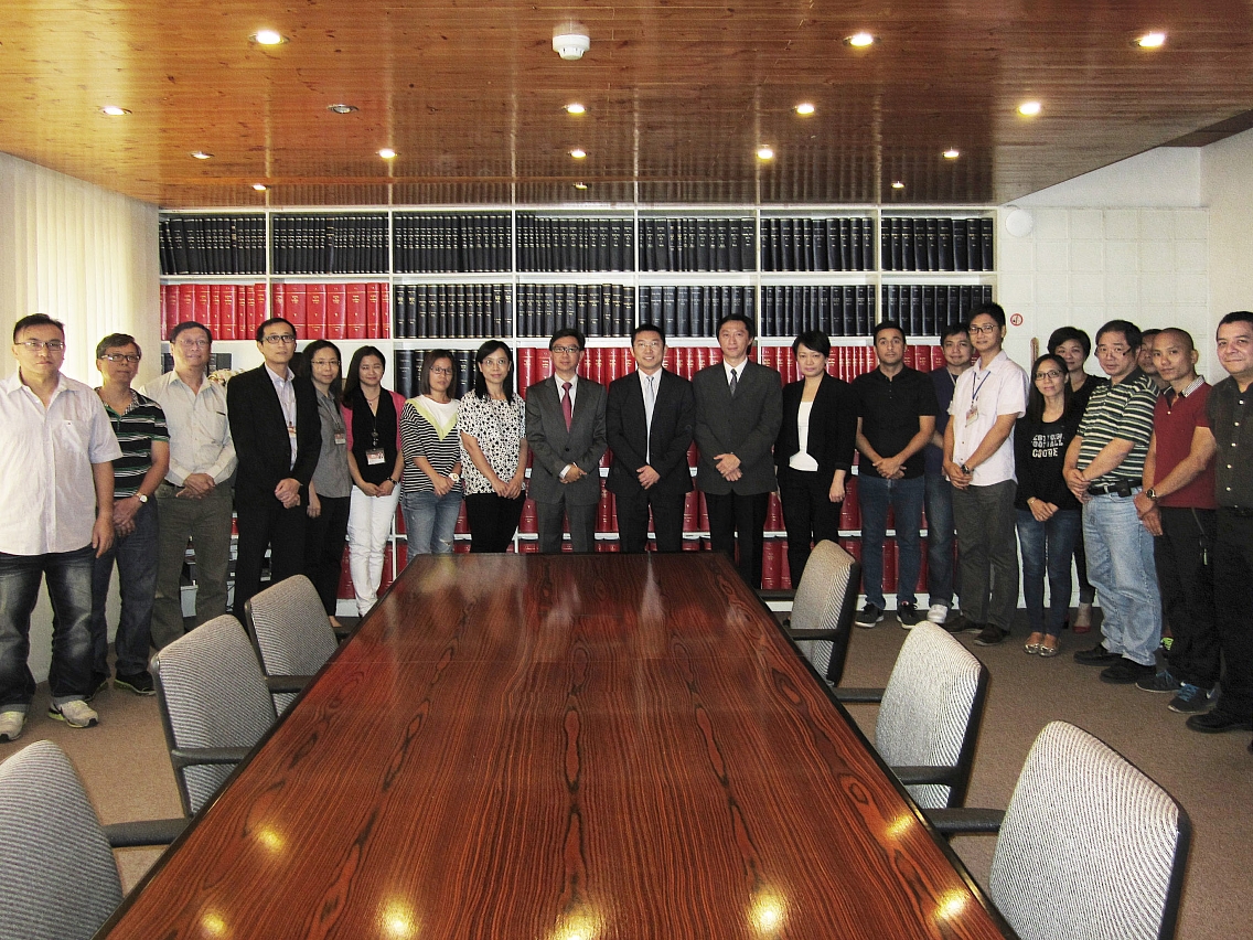 Tomada de posse do Administrador-Adjunto da Impresna Oficial, Dr. Chan Iat Hong