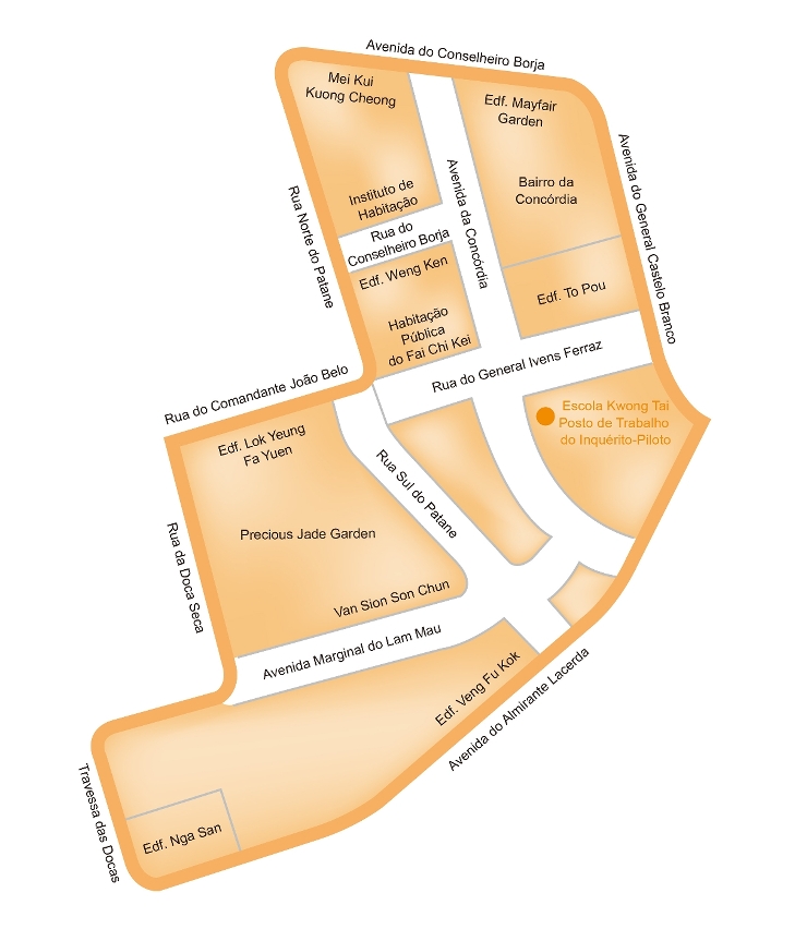 Pilot survey coverage map