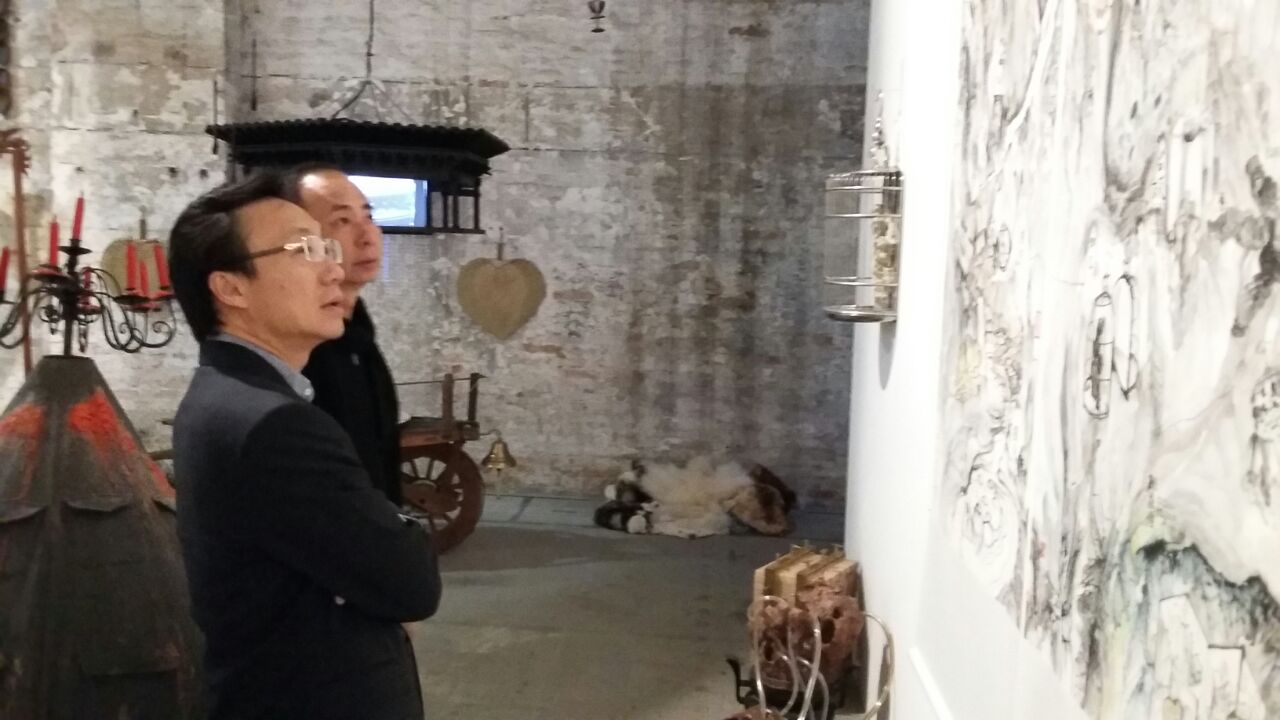 譚俊榮考察第五十六屆威尼斯雙年展