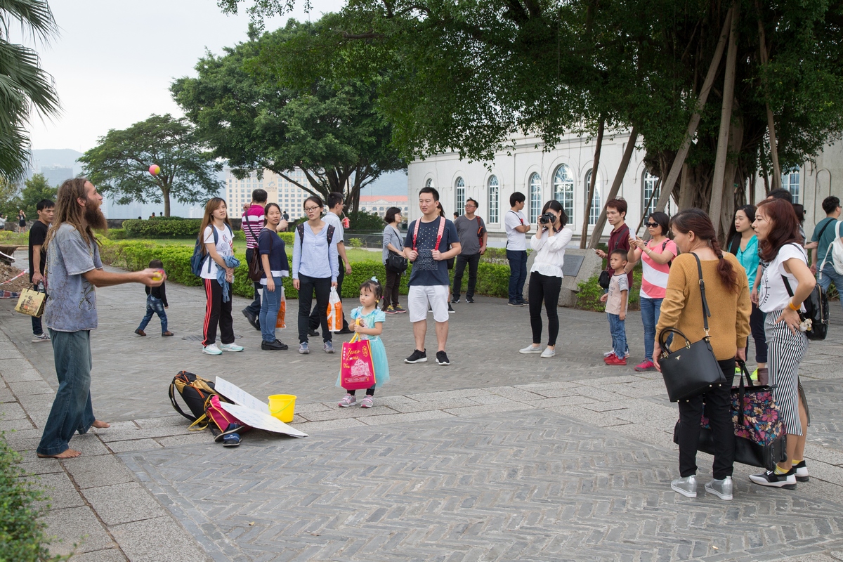 Os Buskers podem actuar nos três Pontos de Busking, isto é, na Anim’Arte NAM VAN, Casas-Museu da Taipa e Jardim da Fortaleza do Monte.