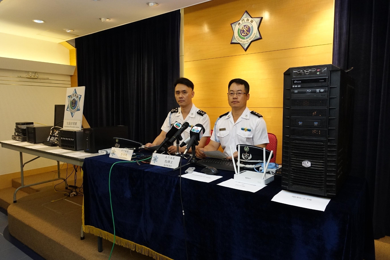 澳門海關發言人講述案件經過