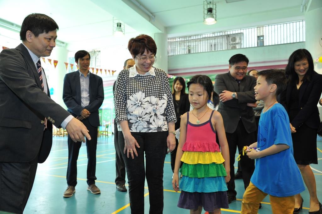 嘉賓參觀親子互動區