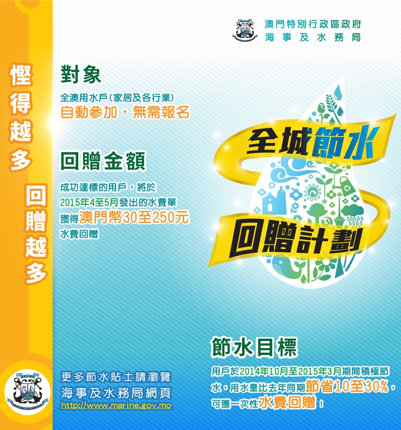 三萬二千戶達標節水一百二十萬立方米