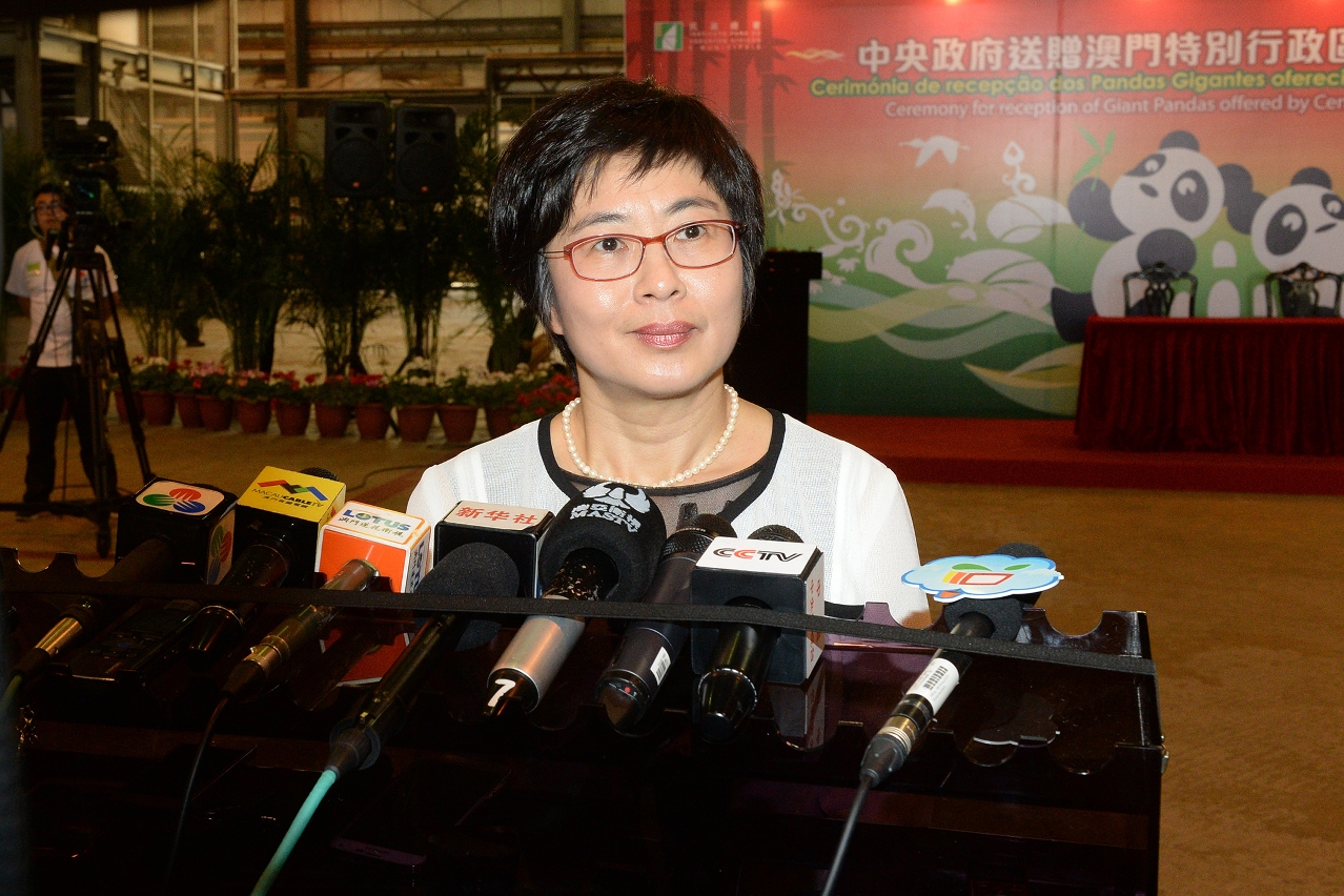 行政法務司司長陳海帆接受傳媒訪問