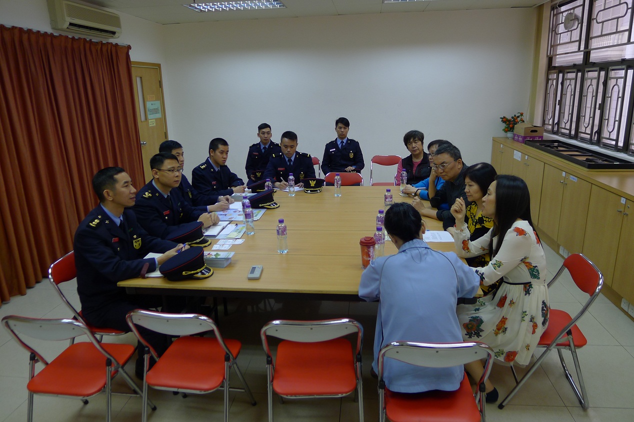 消防局拜訪新口岸區坊眾聯誼會2