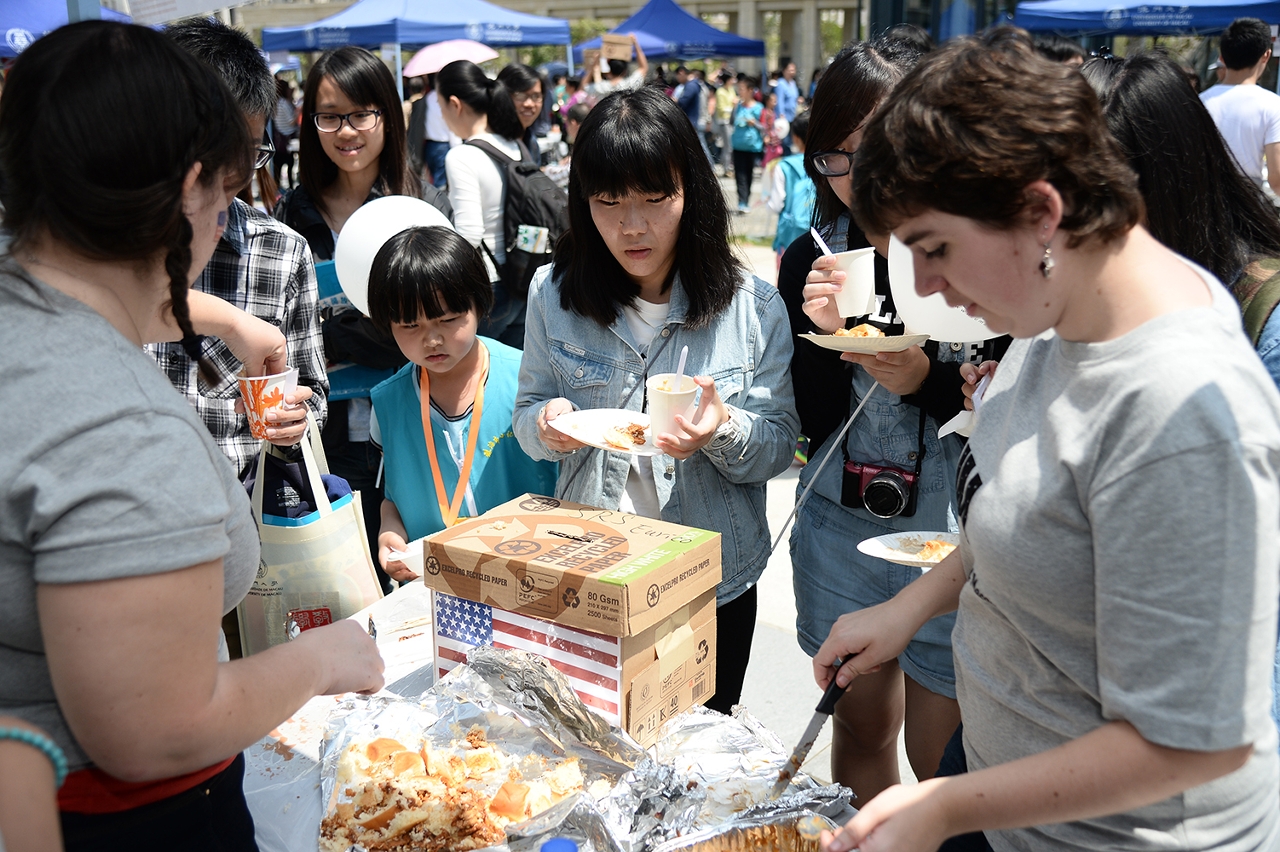 The International Food Festival is very well received