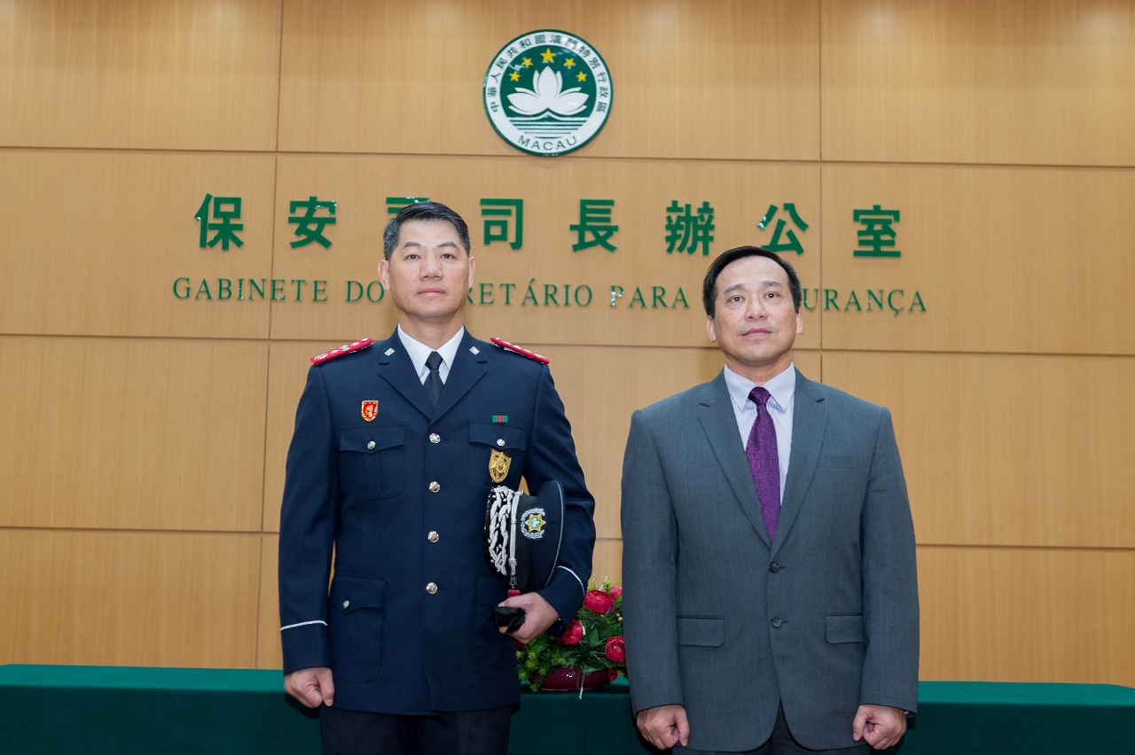 司法警察局局長及治安警察局局長就職