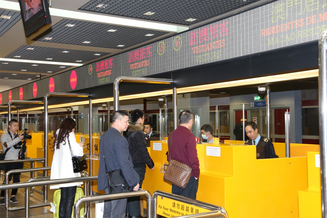 蓮花口岸入境旅客
