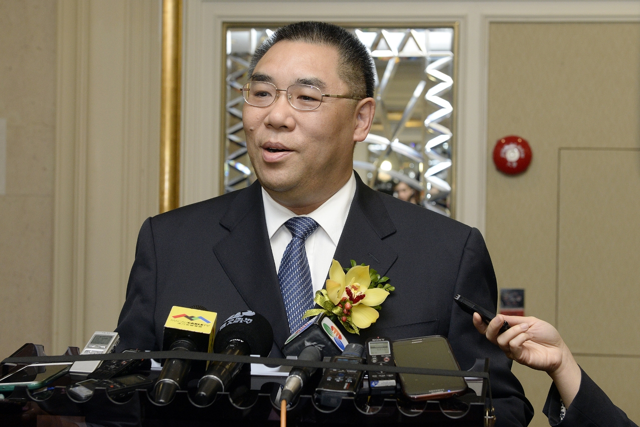 行政長官崔世安接受傳媒訪問