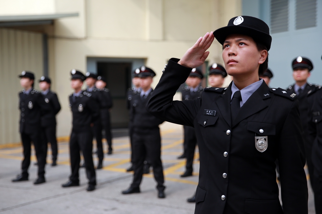 澳門監獄舉行獄警就職儀式