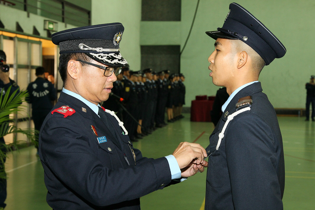 治安警察局舉行警員就職典禮圖片一