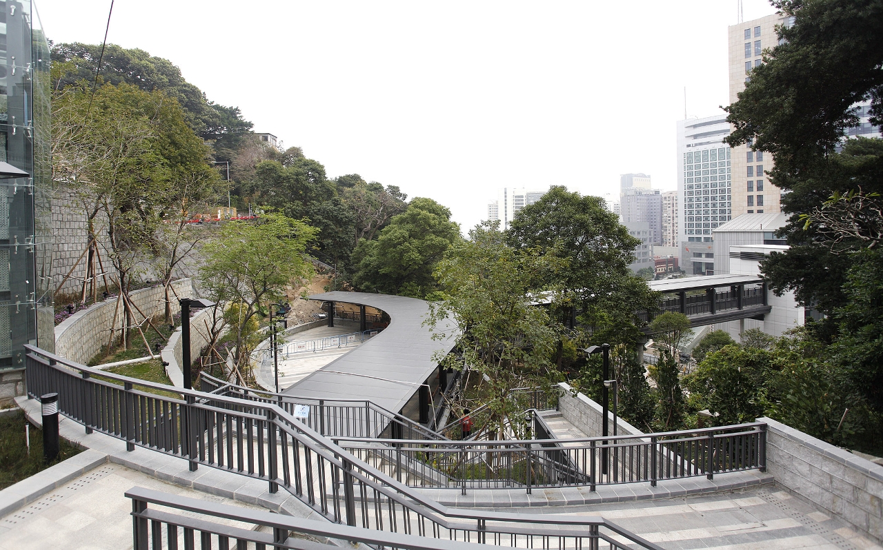 “山邊街美化及新口岸和松山行人通道計劃”第二區啟用
