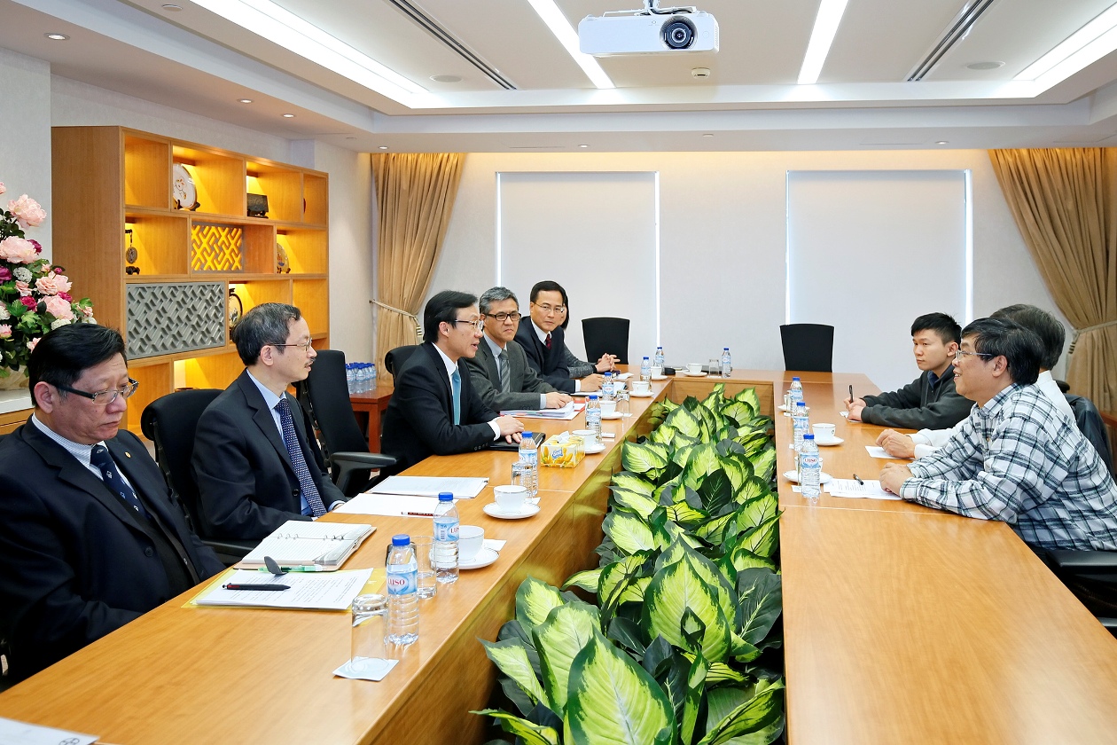 譚俊榮會見吳國昌區錦新議員