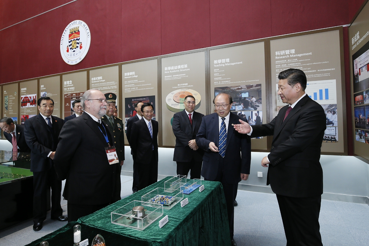 習近平主席關心澳大國家重點實驗室的科研發展