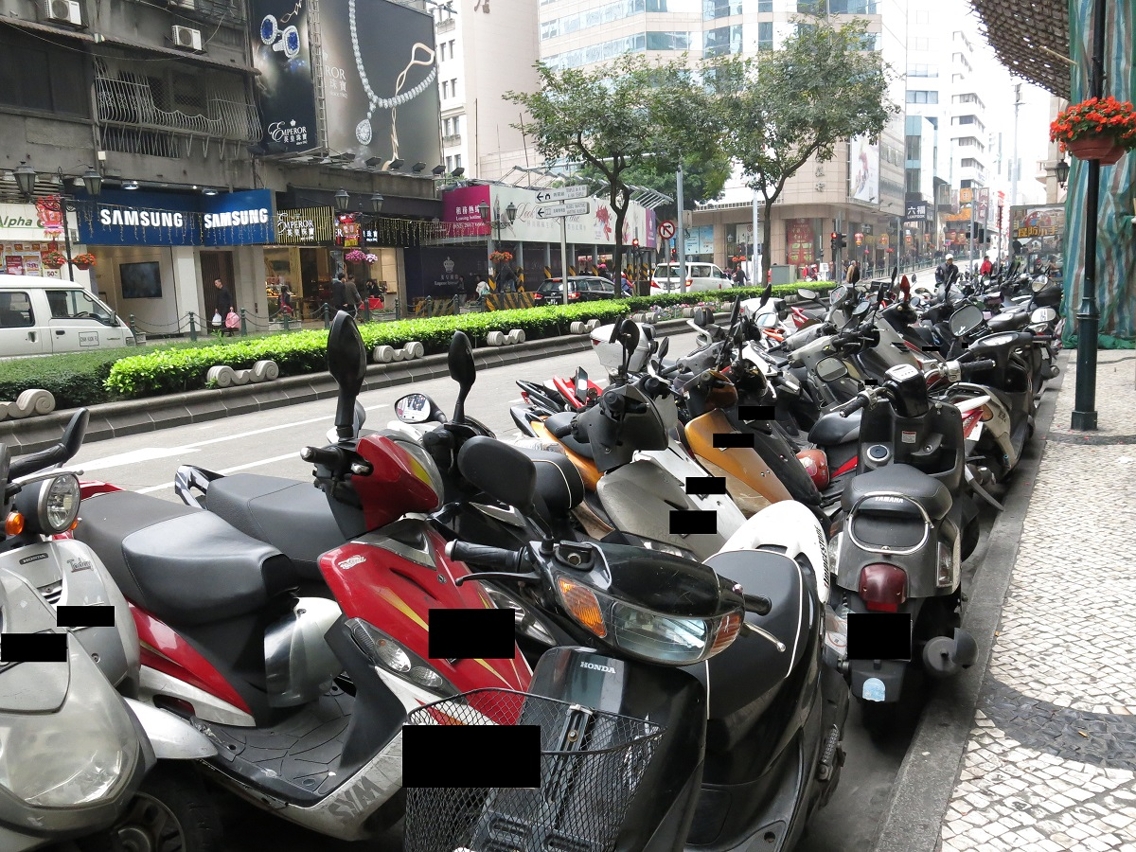 殷皇子大馬路增設電單車咪錶