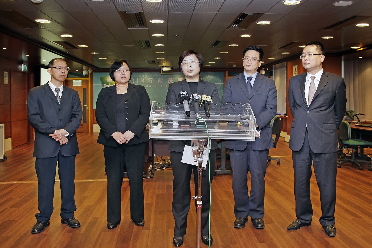 行政長官選舉管委會向傳媒介紹會議內容