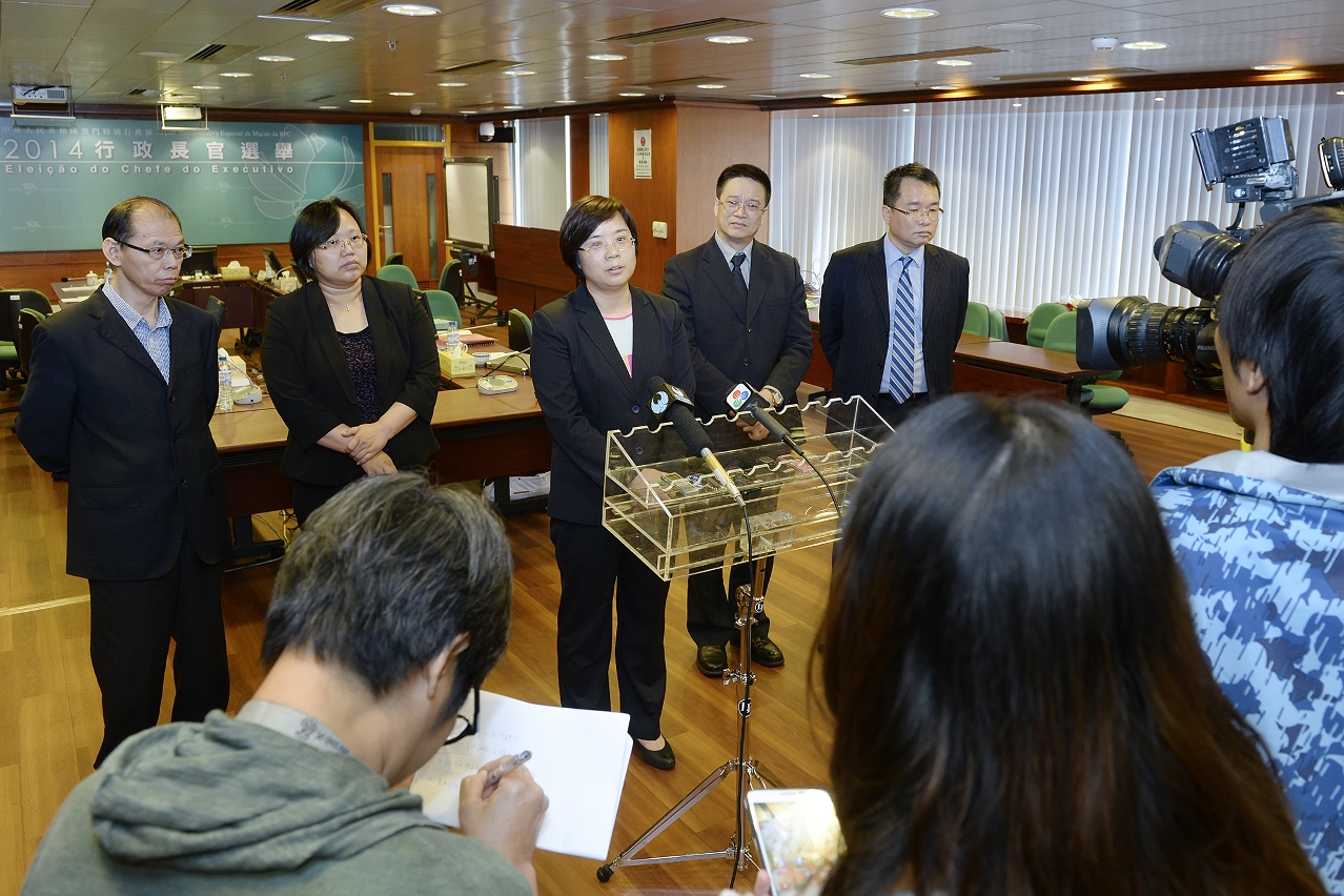 行政長官選舉管理委員會繼續與傳媒保持良好溝通