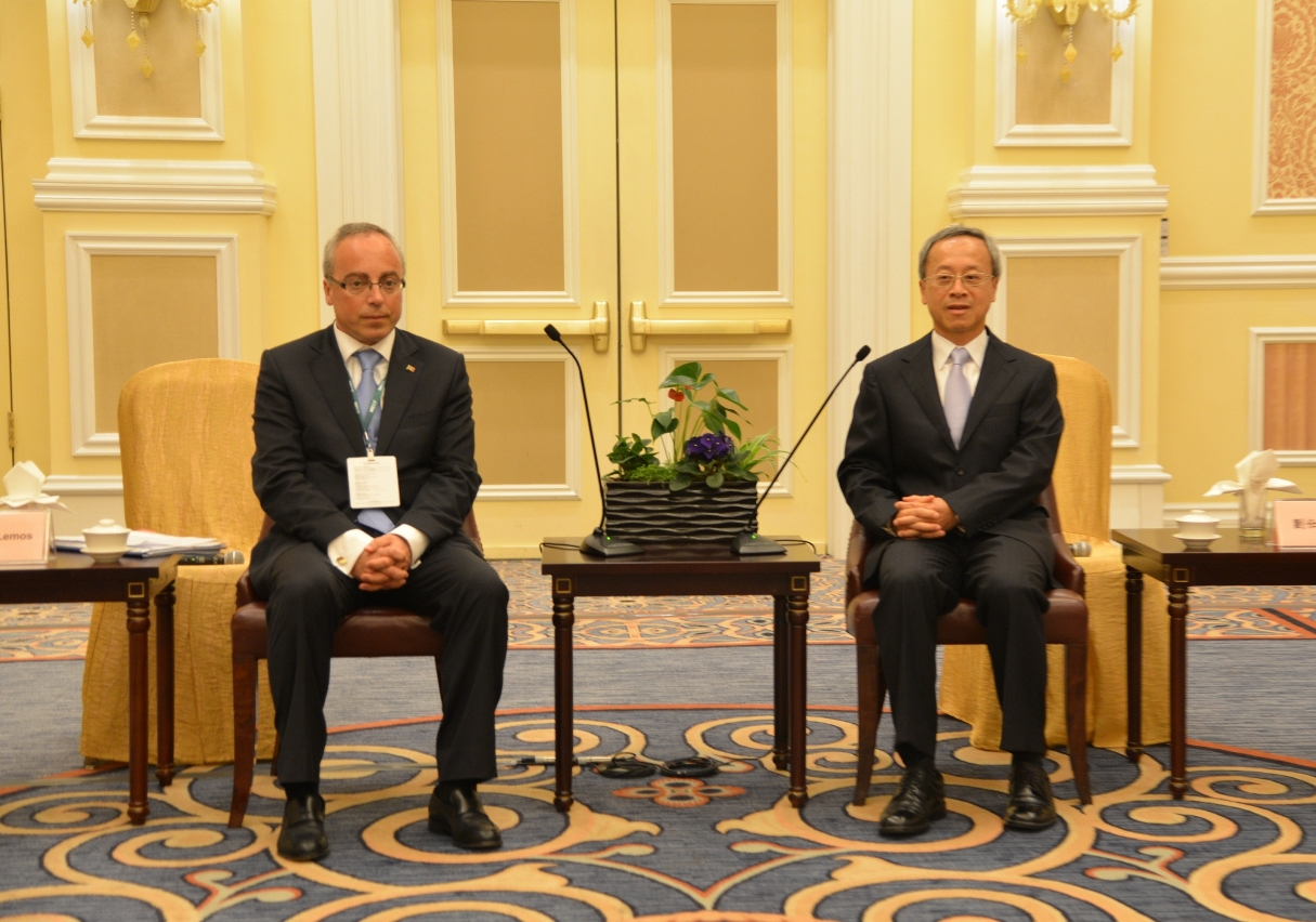 運輸工務司司長劉仕堯與葡萄牙環境國務秘書Paulo Lemos會面