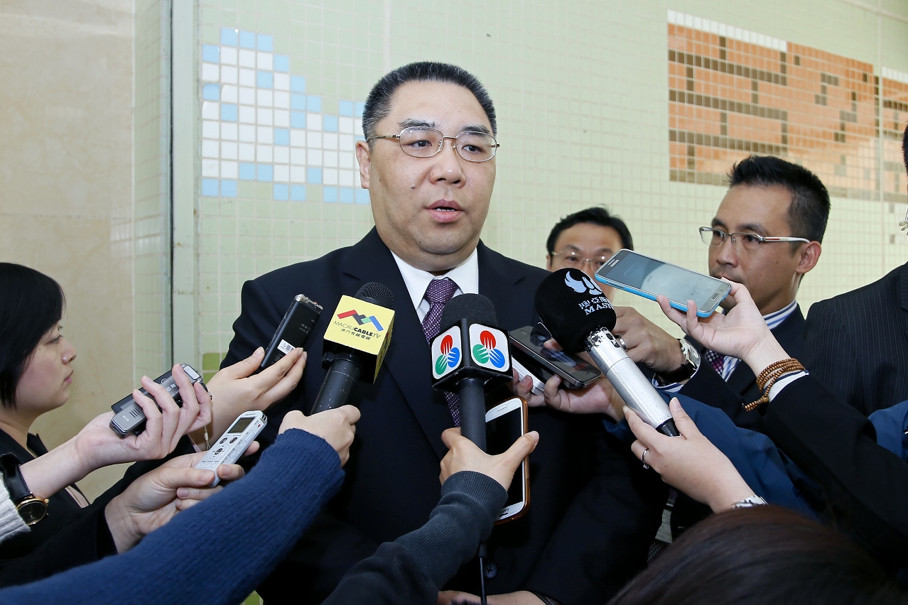 行政長官崔世安接受傳媒訪問