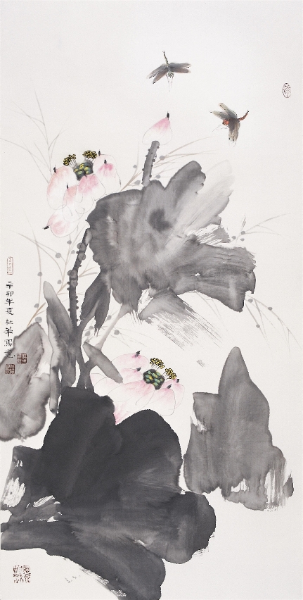 亭亭出綠水