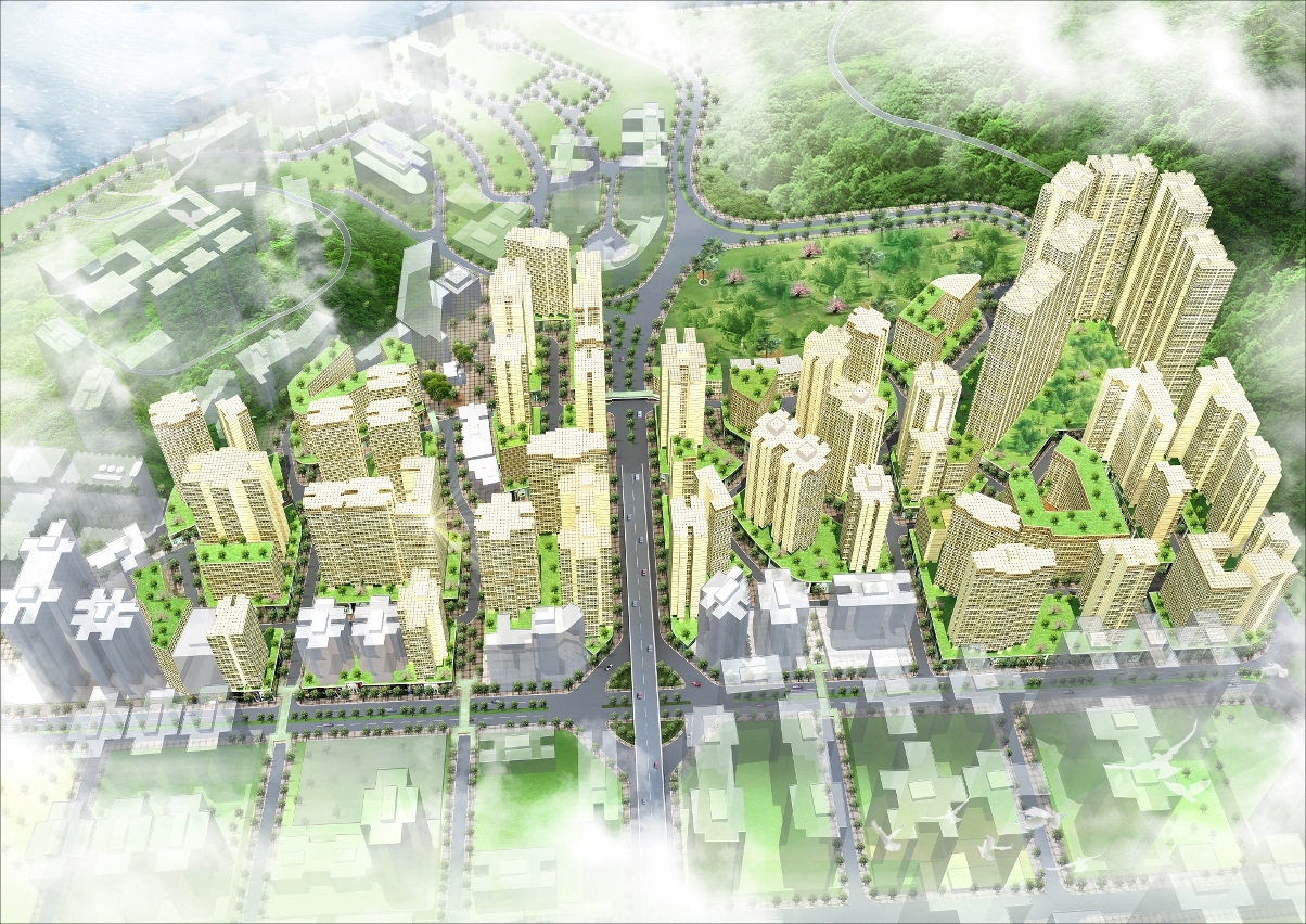 “氹仔北區都市化整治計劃修訂”效果圖一