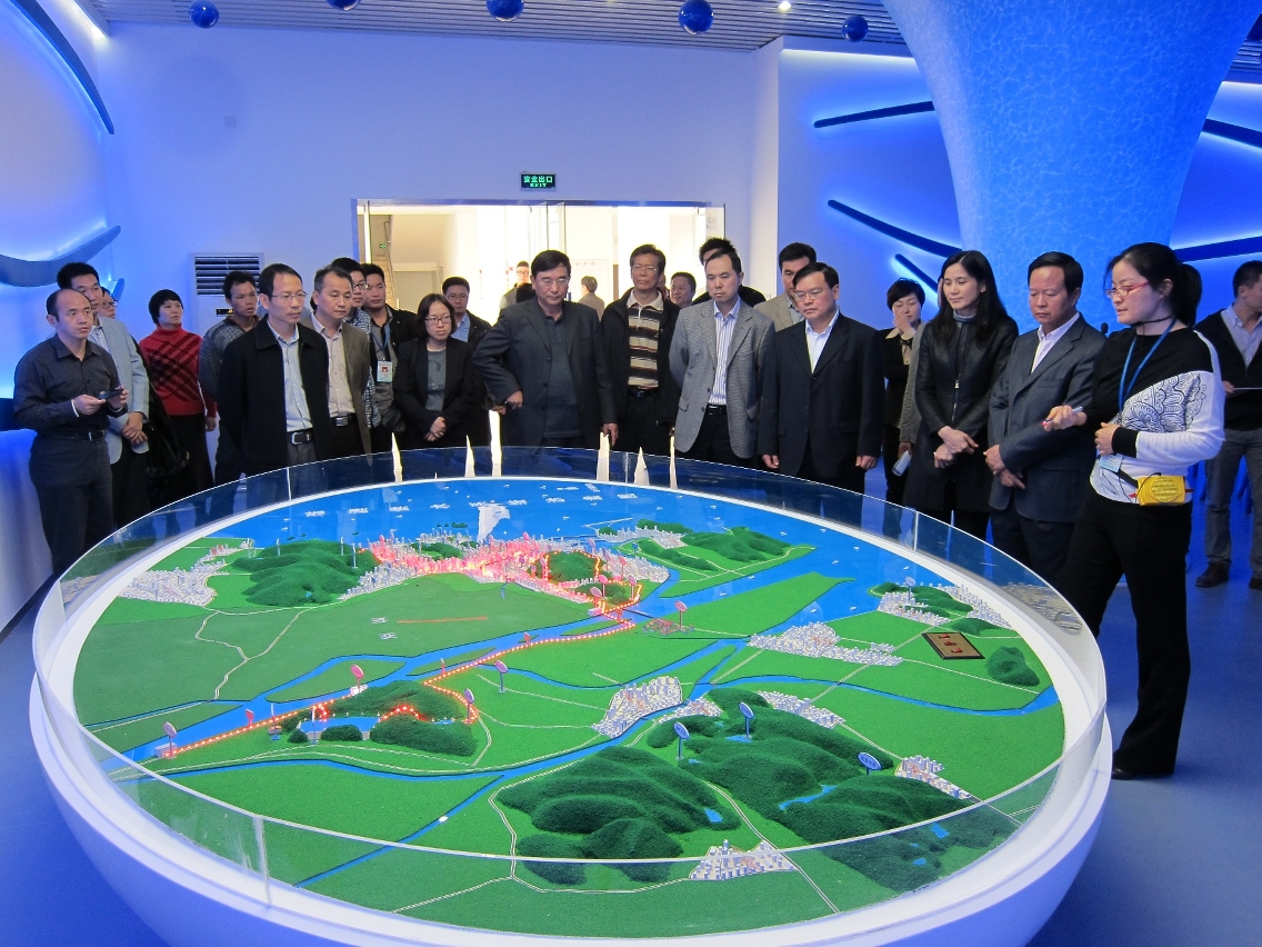 展覽館內設有模型展示對澳原水的供應路線