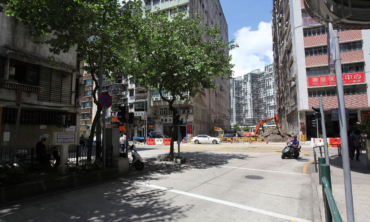 提督馬路雅廉訪大馬路路口處工程下月中竣工