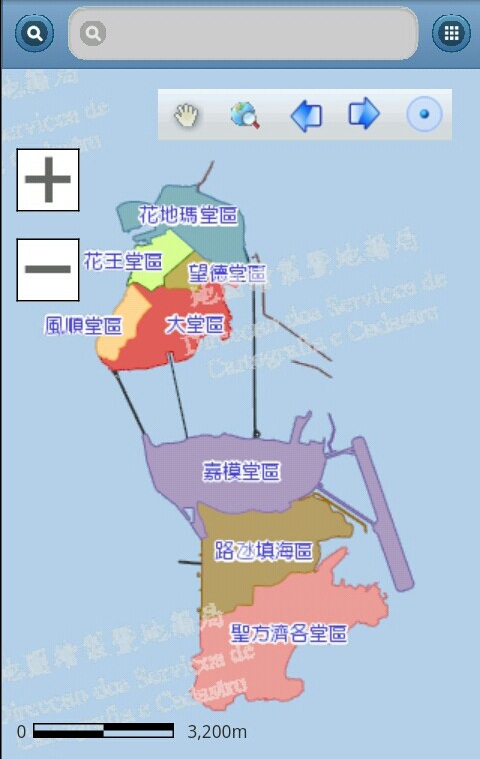 流動版《澳門網上地圖》讓一般手機網頁瀏覽器都能輕易獲取地圖資訊