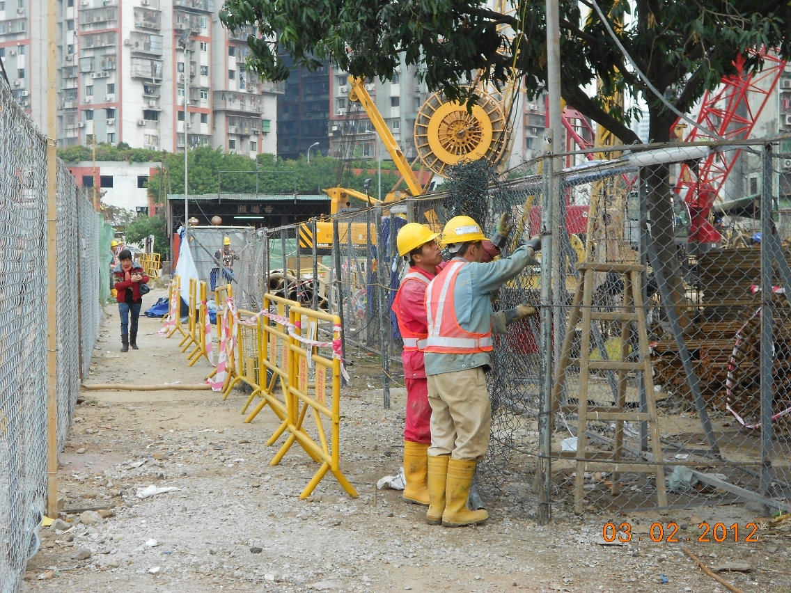 青洲坊公共房屋第3地段進入樁基程序