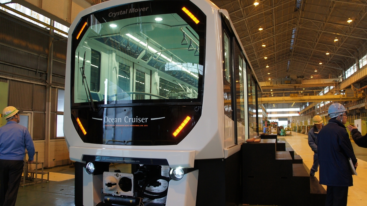 輕軌列車模型於日本廠房生產