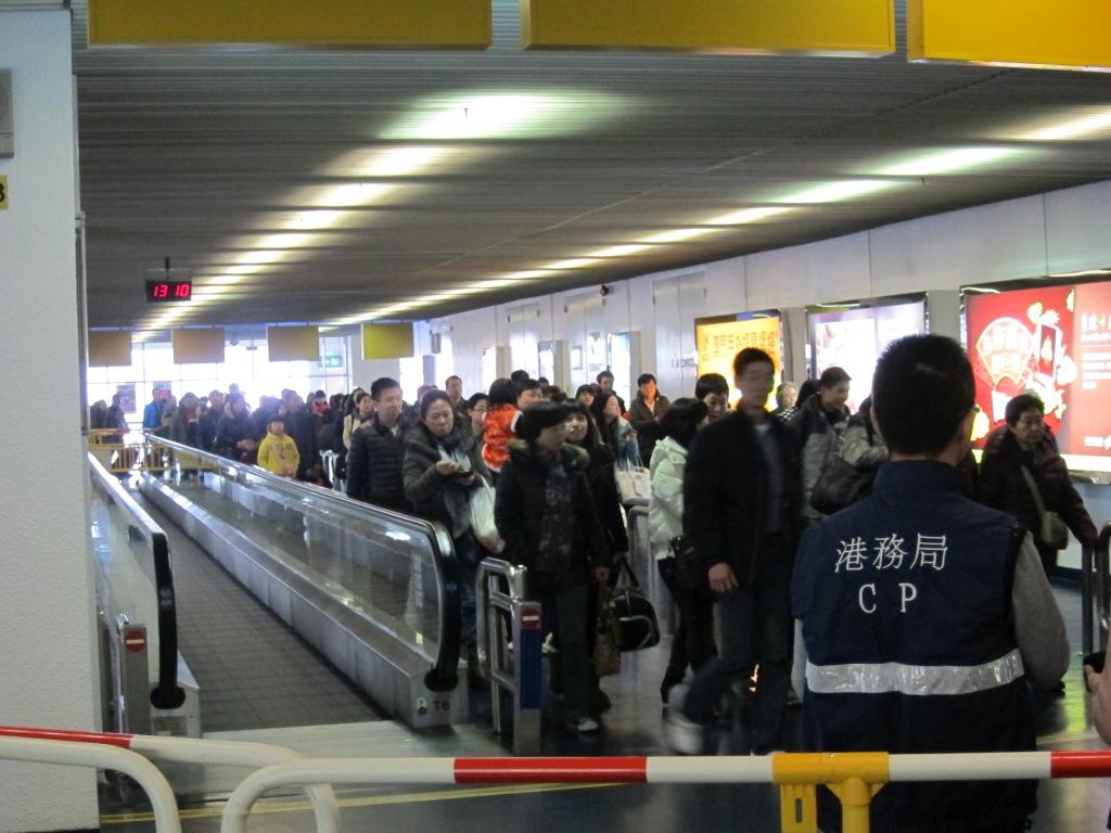 外港碼頭秩序良好