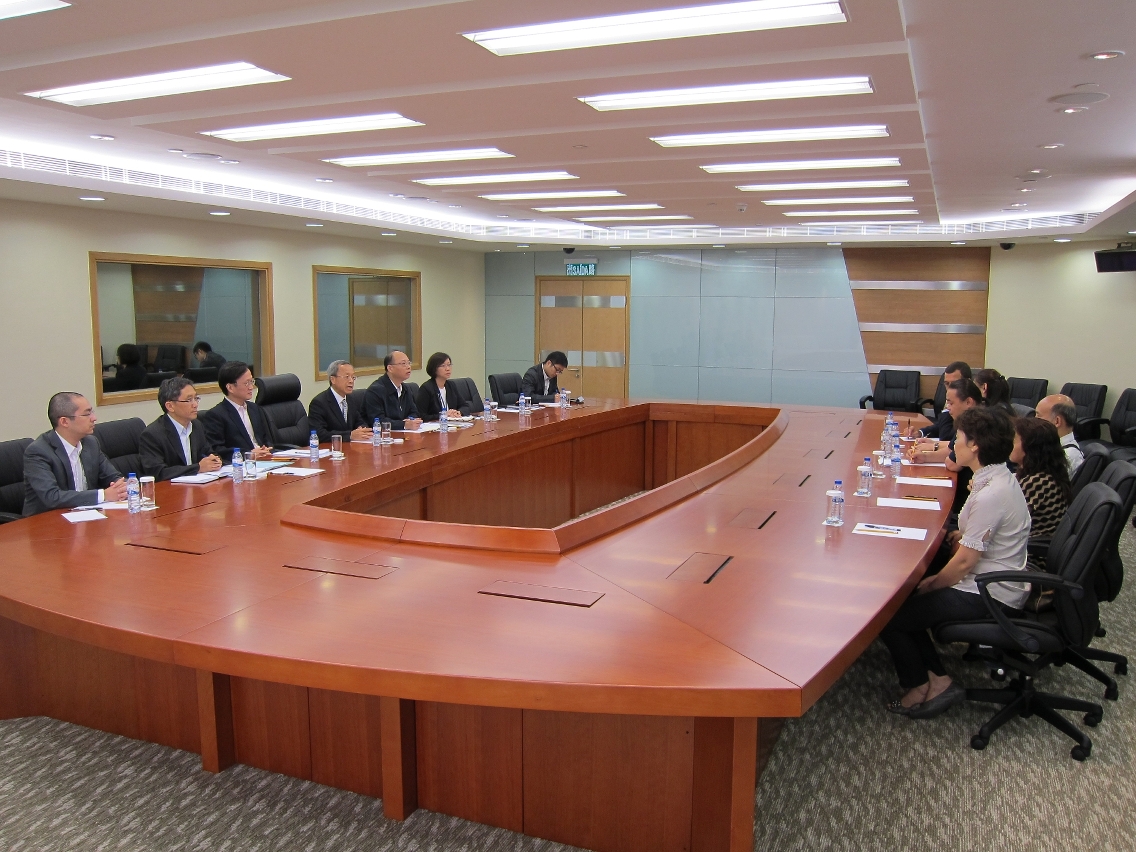 劉仕堯等會見澳門社區發展協會代表
