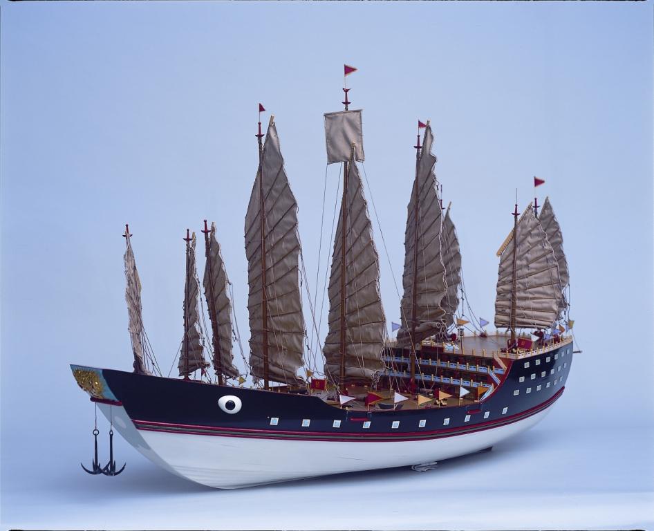海事博物館展出不同類型的模型船
