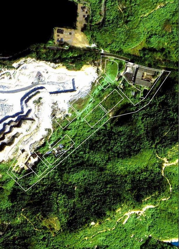 圖二：2005年1月的地貌