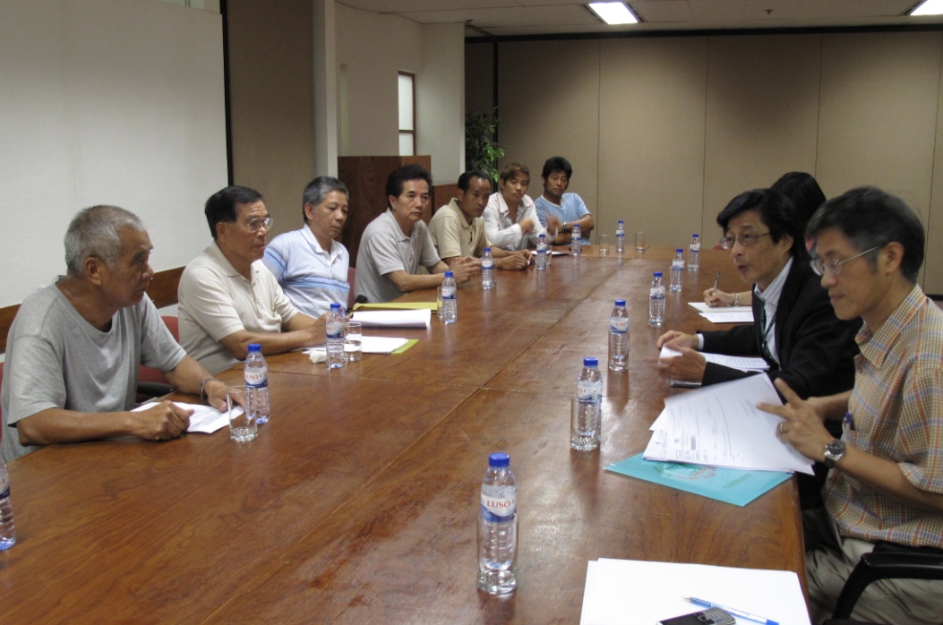 政府與部份路環村民代表進行交流