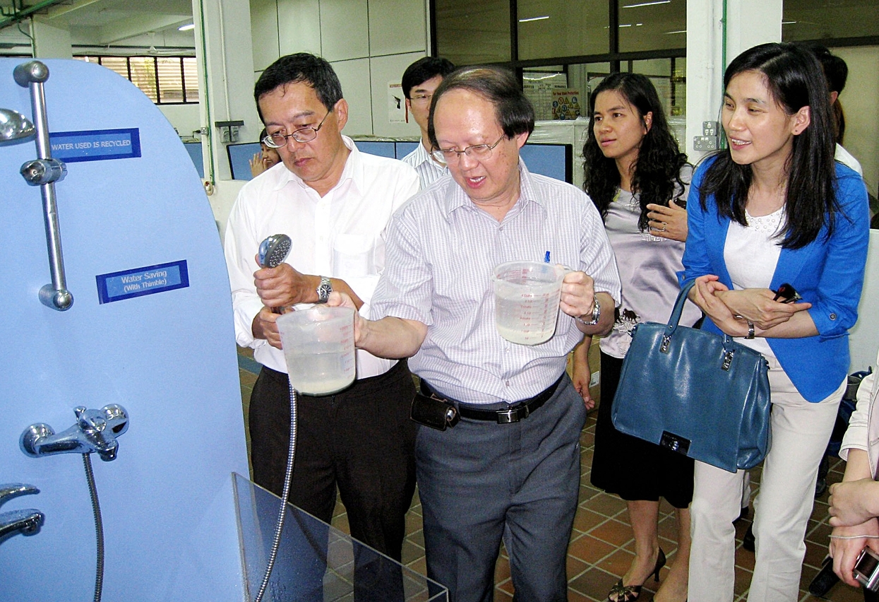 節水小組了解新加坡節水器具的應用
