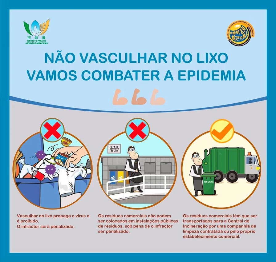 【infografia】iam：não vasculhar no lixo. vamos combater a epidemia