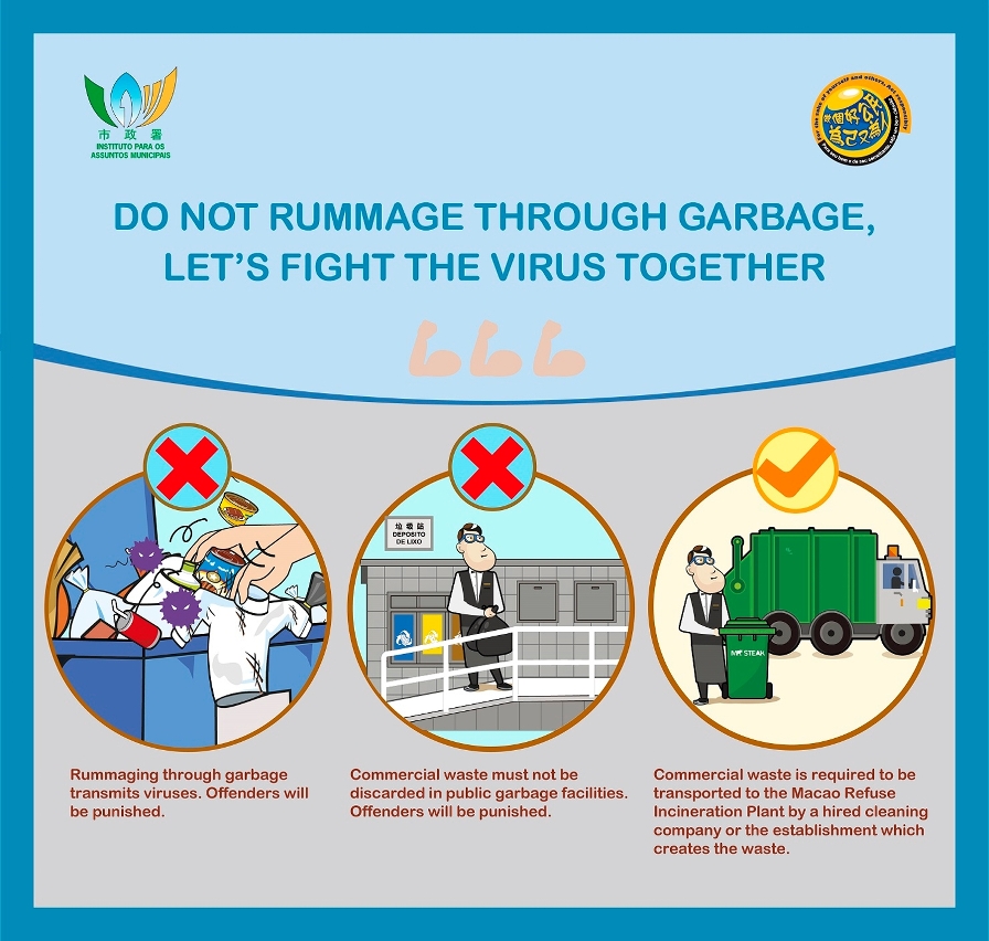 [infographic] do not rummage through garbage, let’s fight the virus together