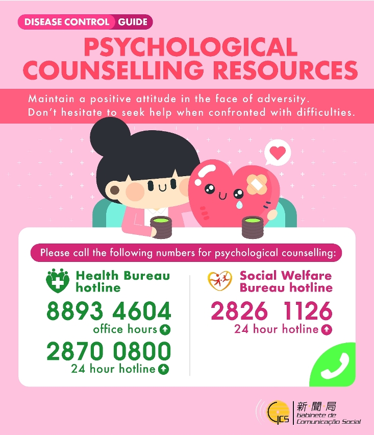 Prevent Novel Coronavirus Pneumonia – Psychological counselling resources