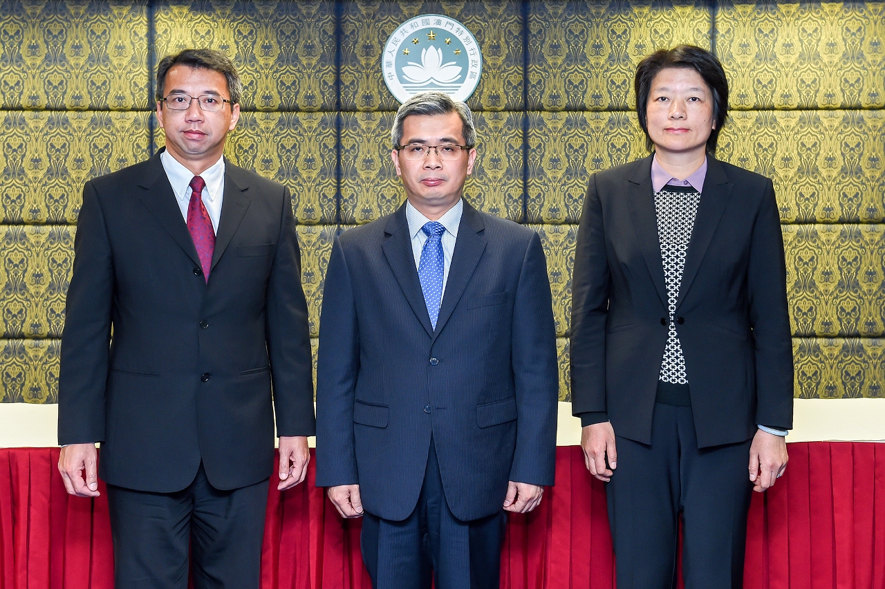 Tomada de posse do Coordenador do Gabinete Coordenador de Segurança, Choi Lai Hang