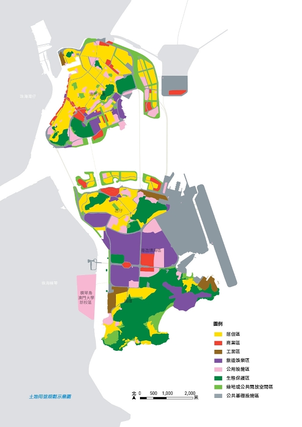 土地用途規劃示意圖